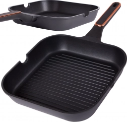 KINGSTYLE grillserpenyő tapadásmentes felülettel, 28 cm