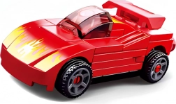 Sluban Power Bricks felhúzós autó piros sportkocsi