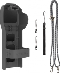 Védőtok zsinórral és pánttal DJI Osmo Pocket 3-hoz – szürke