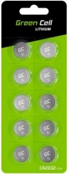 Green Cell gombelemelemek 10x CR2032 3V