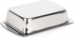 Rozsdamentes vajtartó fedéllel