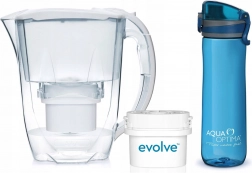 AQUA OPTIMA Oria 2,8 l vízszűrő kancsó + 60 napos szűrő + 600 ml palack