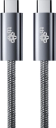 USB-C–USB-C 3.0 USB-kábel, 100 W, 1 m, fekete