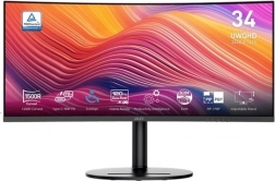 Modern MD342CQP 34" ívelt LED ultrawide monitor UWQHD 120 Hz – fekete