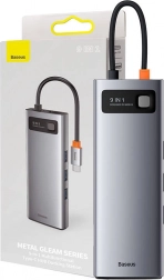 Baseus Metal Gleam Series 9v1 multifunkciós elosztó
