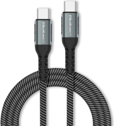 USB-C Kábel 100W gyors töltéssel és adatátvitellel, nejlon fonott, 1m