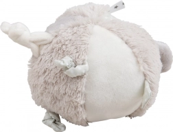 Bigjigs Baby mackós csörgő – aktív plüss labda