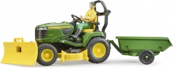 JOHN DEERE X949 kerti traktor BRUDER kertész figurával