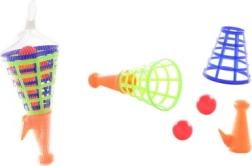 Műanyag kilövős kosárkák gyerekeknek