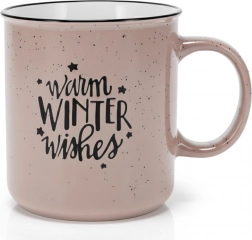 XXL kerámia bögre 700 ml – bézs, téli felirattal