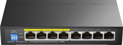 8 portos gigabites PoE+ switch GS1008P 60 W