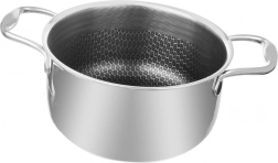 COOKCELL rozsdamentes acél fazék 26 cm, 7 l, tapadásmentes felülettel