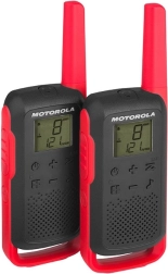 Motorola Talkabout T62 PMR446 adóvevők, piros-fekete