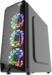 Számítógépház Darkflash Water Square 5 fekete