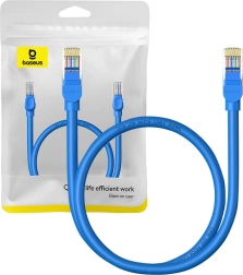 Kerek BASEUS RJ45 Cat6 Ethernet-kábel 0,5 m kék