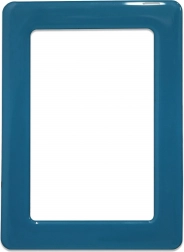 Mágneses öntapadó keret 13,0×8,1 cm méretben – türkiz