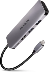 AXAGON HMC-5 USB-C hub 5 az 1-ben HDMI 4K, 2x USB-A, SD/microSD kártyaolvasó és 100 W PD