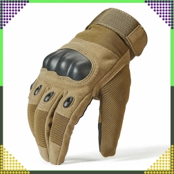 Taktikai túlélő kesztyű motorozáshoz és kerékpározáshoz, érintőképernyős, L méret, barna