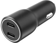 Autós töltő 2× USB‑C 45 W PD