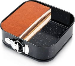 Gránit bevonatú, szétnyitható, négyzet alakú sütőforma 20 × 20 × 6,8 cm