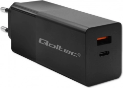 Töltő Qoltec GaN Power Pro fekete