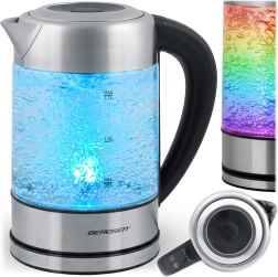 Üveg vízforraló hőmérséklet-szabályozással 1,7 l 2200 W BERDSEN