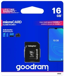 Goodram microSD 16GB memóriakártya