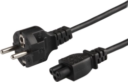 Tápkábel lóhere végződéssel IEC C5 1,8 m – 10 db-os csomag CL-81