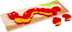 Számláló puzzle hernyó BIGJIGS TOYS