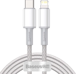 USB-C - Lightning kábel Baseus magas sűrűségű fonattal, 20W, PD, 2m