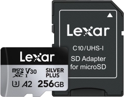 Lexar Silver Plus microSDXC 256 GB memóriakártya