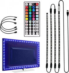Rgb Led Tv Háttérvilágítási Készlet 4x50cm