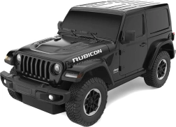 Jeep Wrangler JL távirányítós Rastar 1:24 méretarányban, fekete
