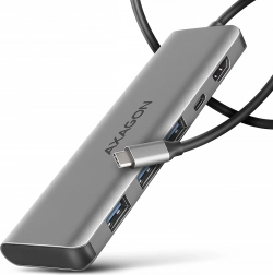 Többportos USB‑C hub 5 az 1‑ben 5 Gb/s sebességgel, 4K/30 Hz HDMI‑vel, 3× USB‑A‑val, 100 W PD‑vel és 100 cm‑es USB‑C kábellel