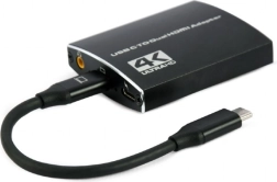 USB-C adapter 2x HDMI 4Kx2K audio