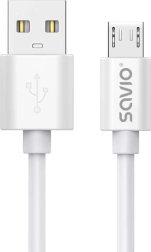 Savio USB-A – micro USB kábel 3 m, gyors töltés 2 A
