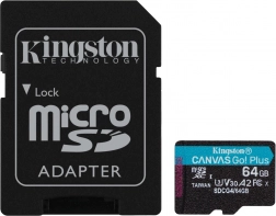 Karta microSD 64GB Canvas Go! Plus adapterrel