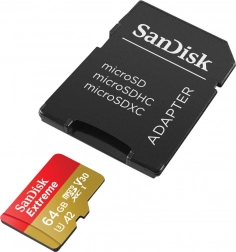 SanDisk Extreme microSDXC 64GB memóriakártya