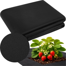 Gyomok elleni agrotextília fekete Gardlov 1,6 × 20 m 50 g/m² - 1 db