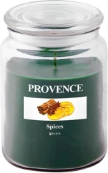 Illatgyertya üvegben PROVENCE fűszer 95 óra