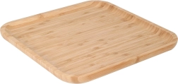 Bambusz fából készült szervírozótálca 30 × 30 cm