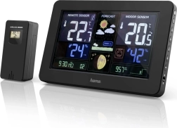 Digitális meteorológiai állomás USB töltéssel