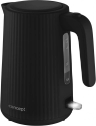 Műanyag vízforraló 1,7 l fekete