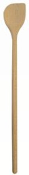 Kerek fakanál sarokrésszel, 35 cm, bükkfából
