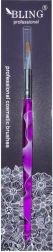 Professzionális BLING zselés ecset, 6-os méret – Márványozott