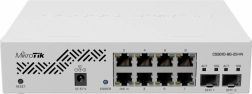 Hálózati switch 8x Gigabit + 2x SFP+ MIKROTIK Cloud Smart Switch CSS610-8G-2S+IN