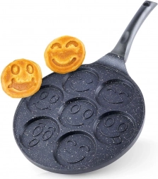 Gránit serpenyő tojásokhoz és palacsintához 27 cm, 7 nyílás Grande