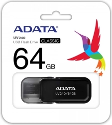 ADATA UV240 64 GB USB 2.0 pendrive, fekete