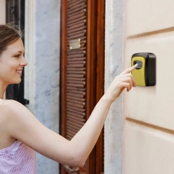 Zárható kulcstároló – sárga