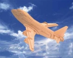 Woodcraft Fából Készült 3D Puzzle Repülőgép Boeing